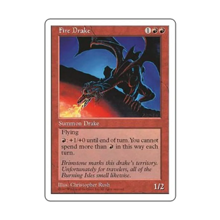 

CCG Огненный дракон (U), MTG - 5th Edition