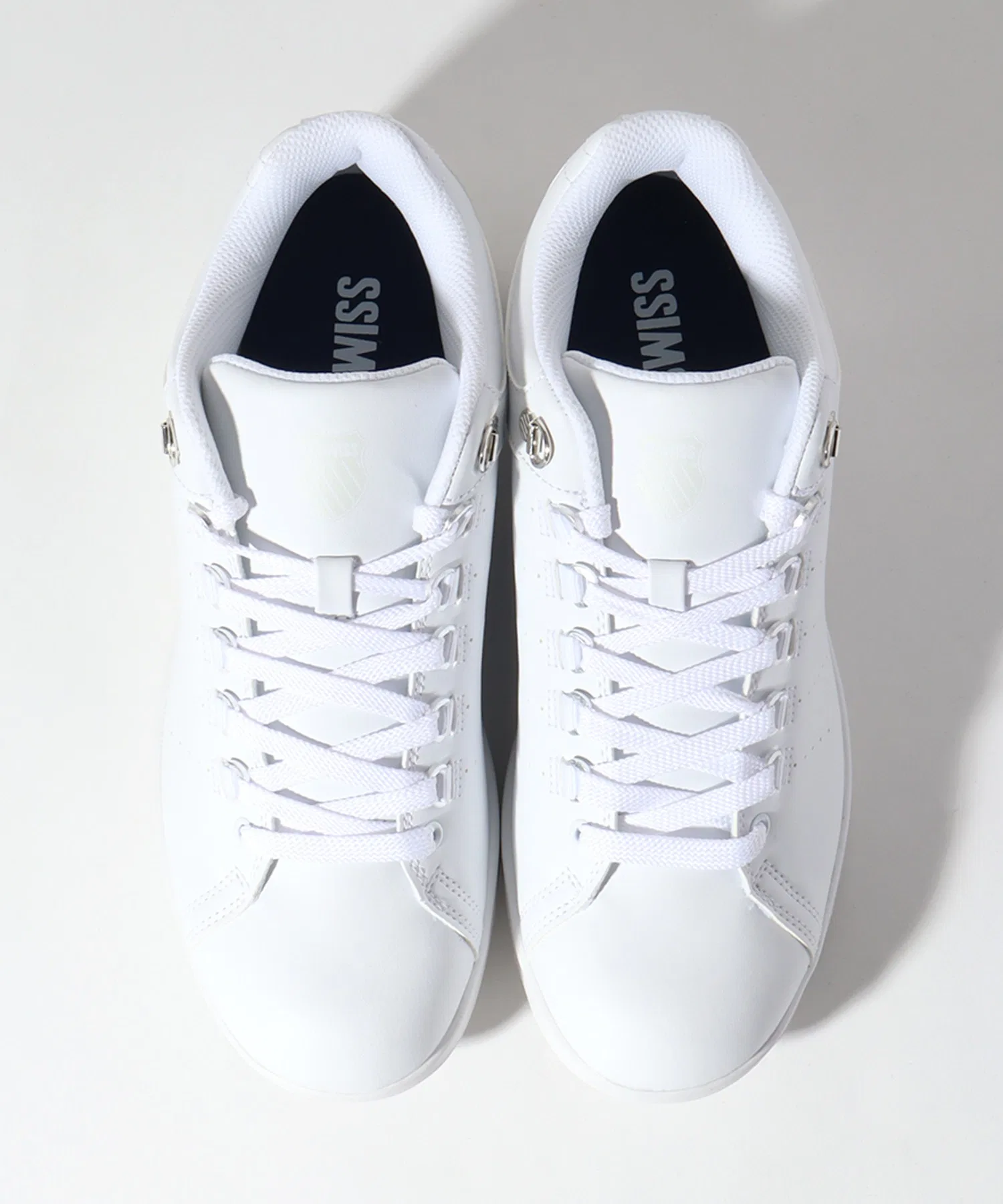 Мужские мид-топ кроссовки K-SWISS LOZAN белые — фото 2