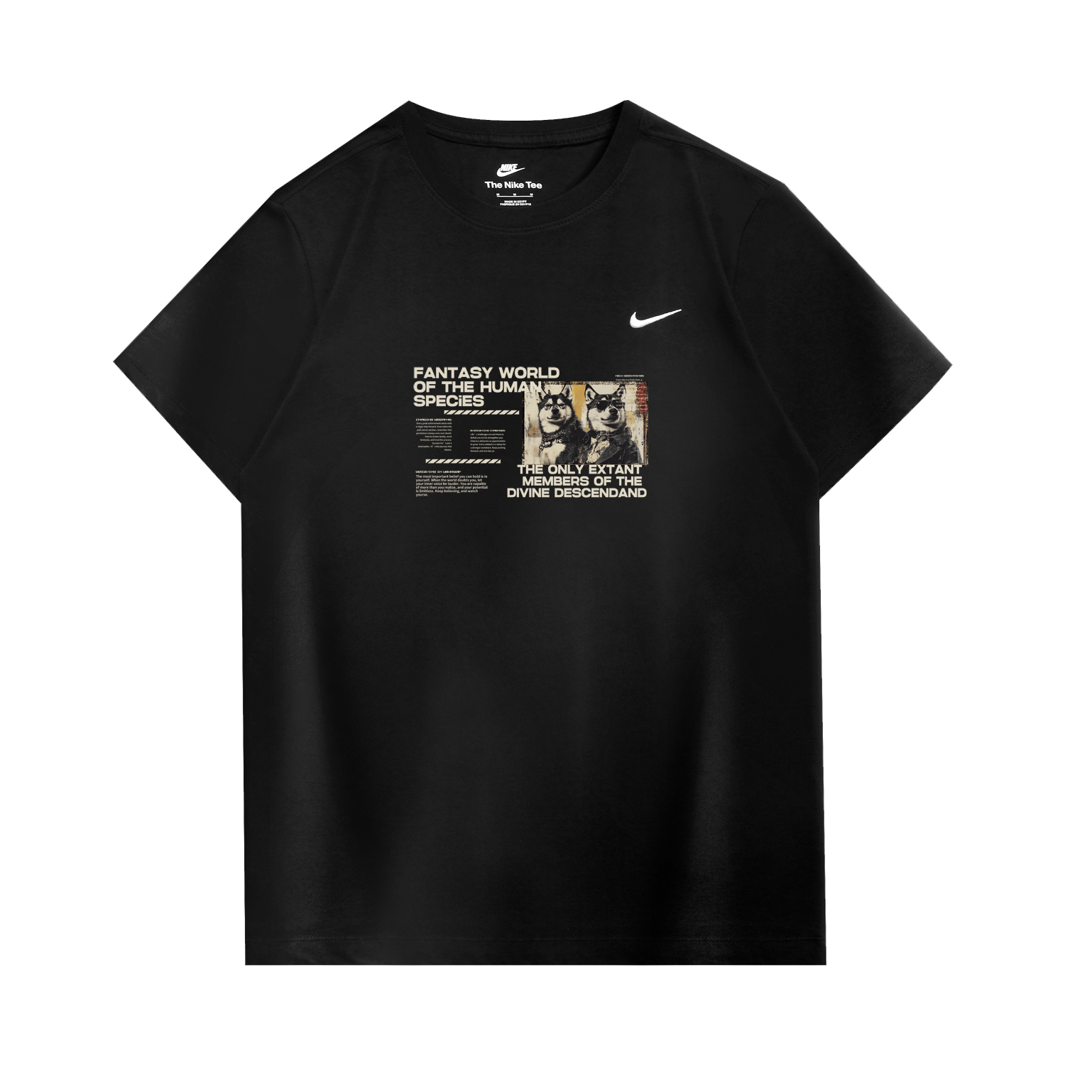 

Nike Спортивная футболка унисекс черная, Черный, Nike Спортивная футболка унисекс черная