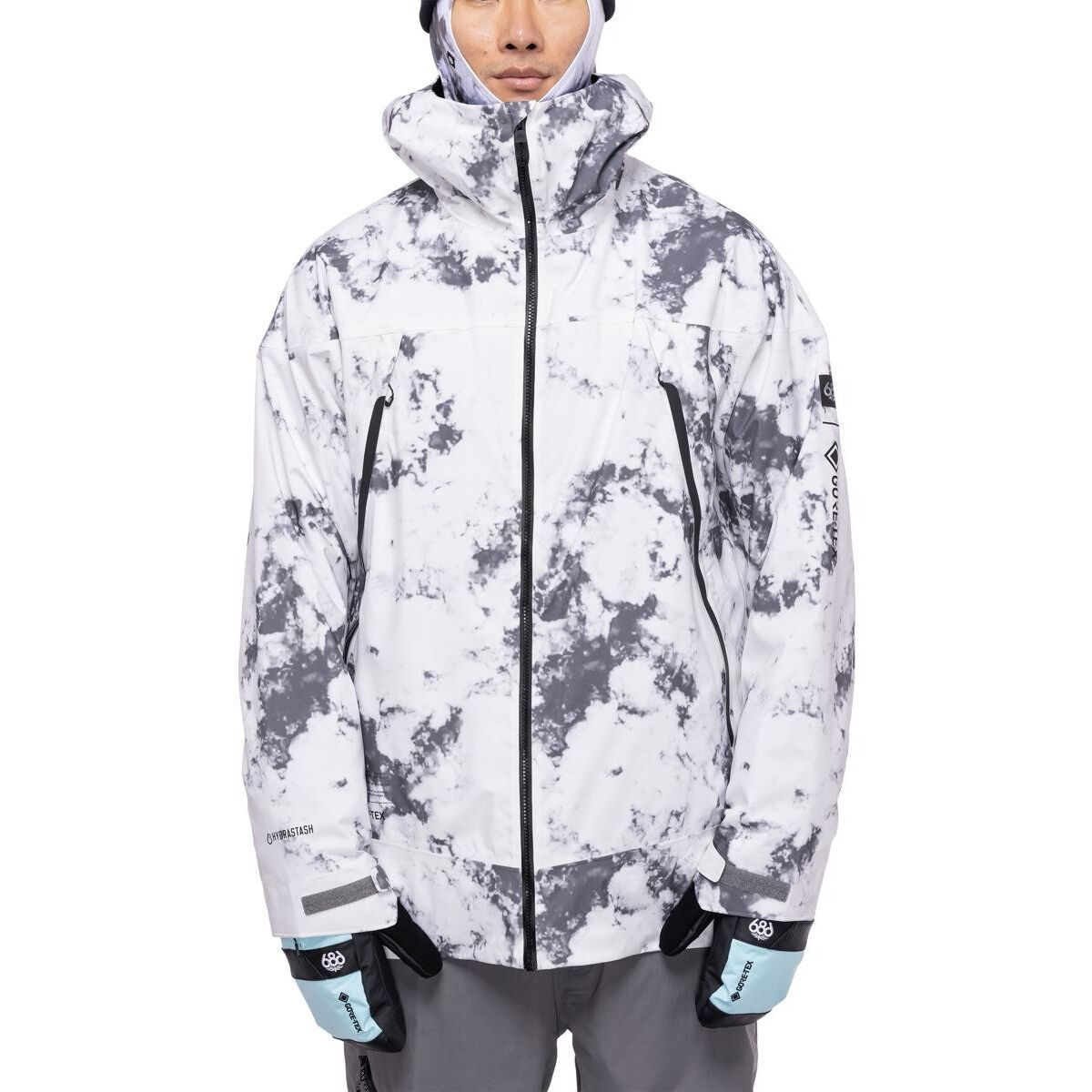 

Гидросташ синк куртка с мембраной gore-tex 686, серый