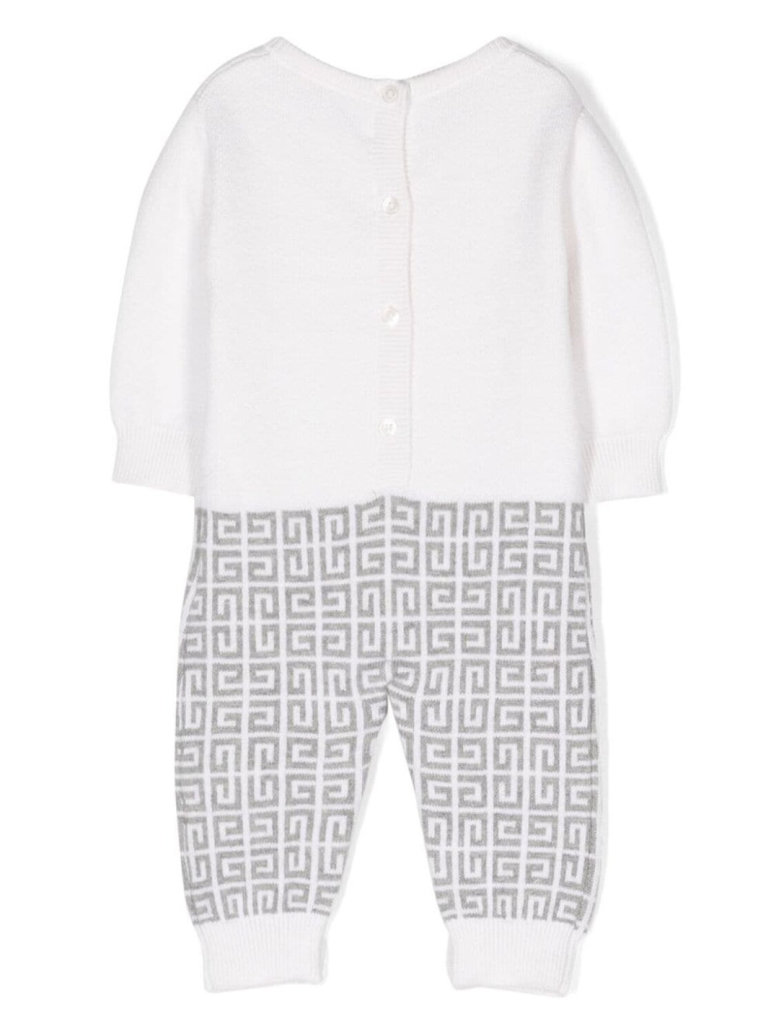 Givenchy Kids ромпер с логотипом, белый — фото 2