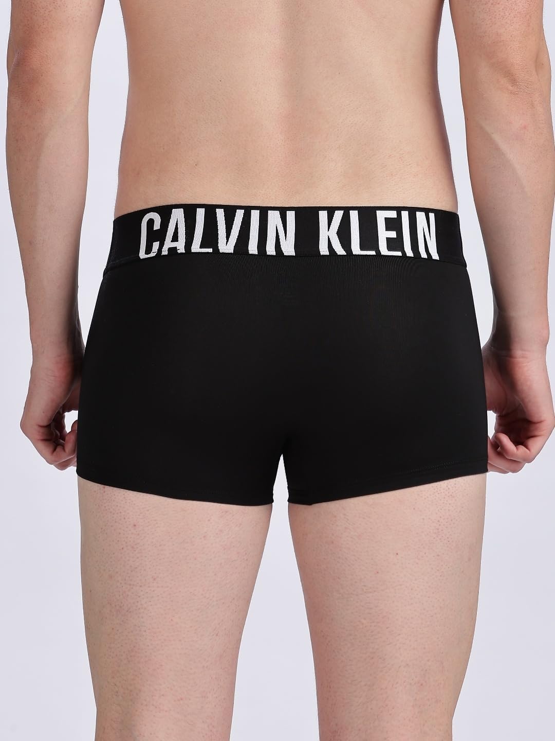 Комплект из 3-х мужских трусов-боксеров Calvin Klein Intense Power с низкой посадкой, Black Bodies W/ Papaya Punch, White, Moonlight Jade Logos — фото 3