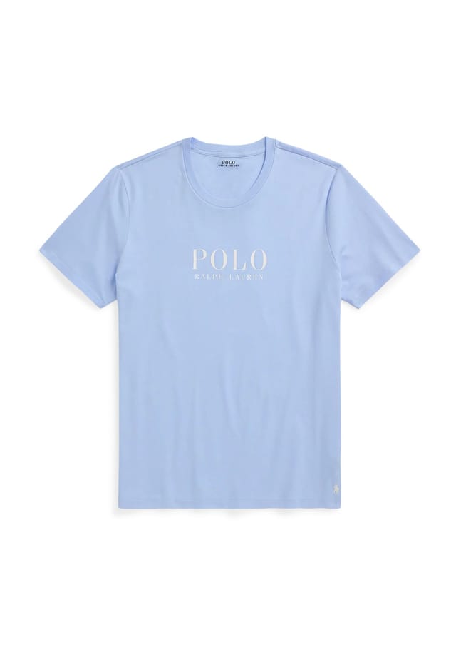 

Верх пижамы хлопок Polo Ralph Lauren, синий