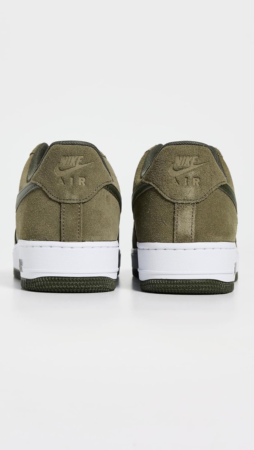 Мужские кроссовки Nike Air Force 1 '07 LV8, белый/хаки/оливковый — фото 3
