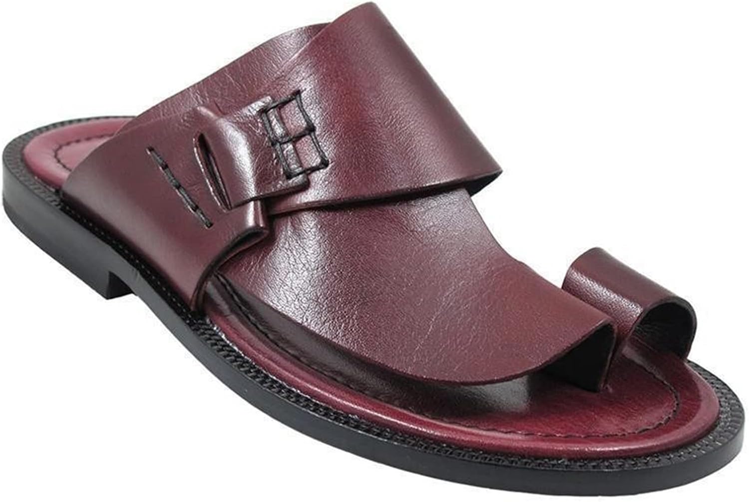 

Винтажные мужские сандалии для коррекции мозолей, элегантные легкие ортопедические пляжные тапочки из ПУ с противоскользящей подошвой, летние шлепанцы для путешествий при вальгусной деформации, для подошвенного фасциита Wcxty, красный