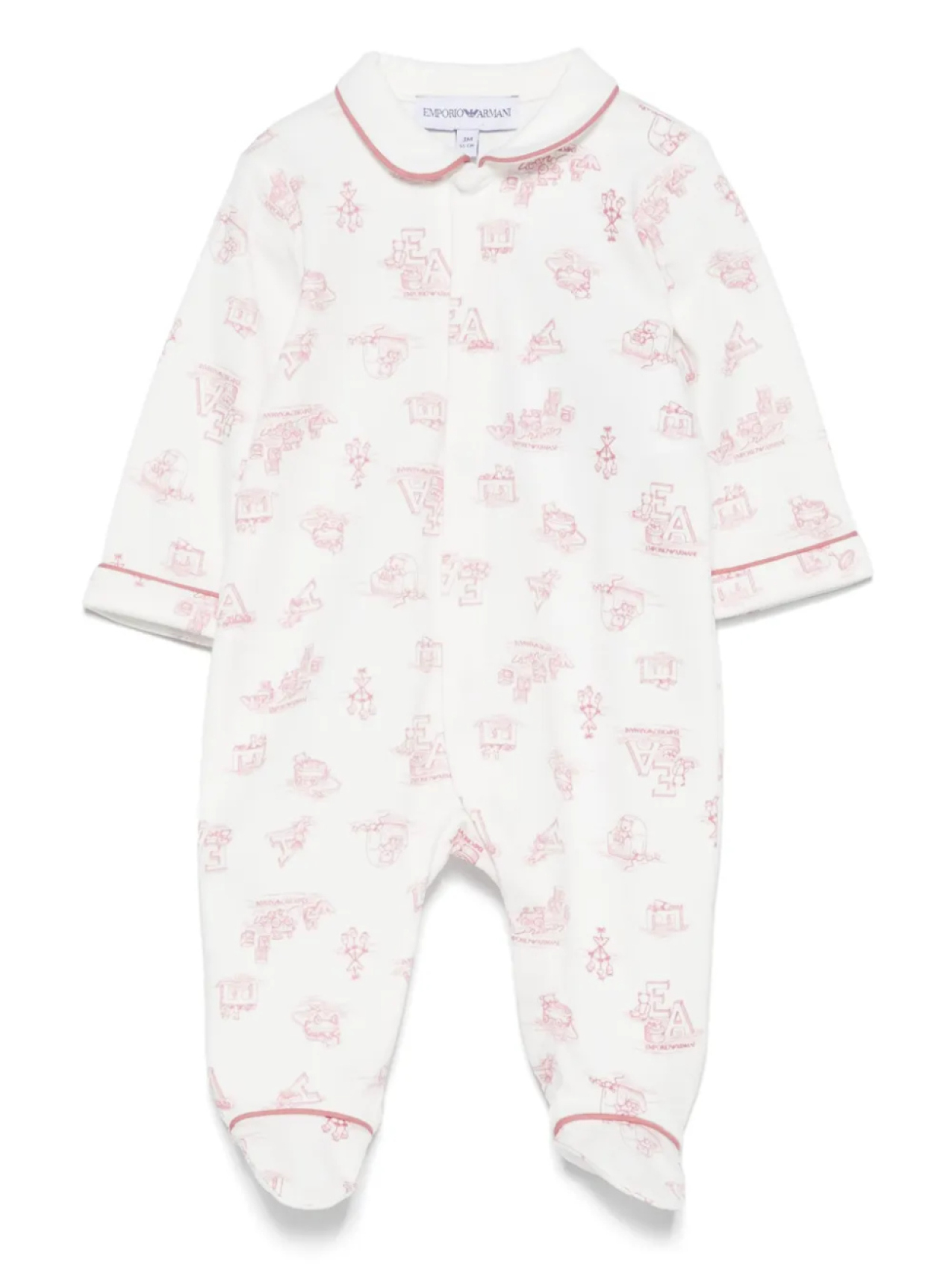 

Пижама с логотипом Emporio Armani Kids, белый