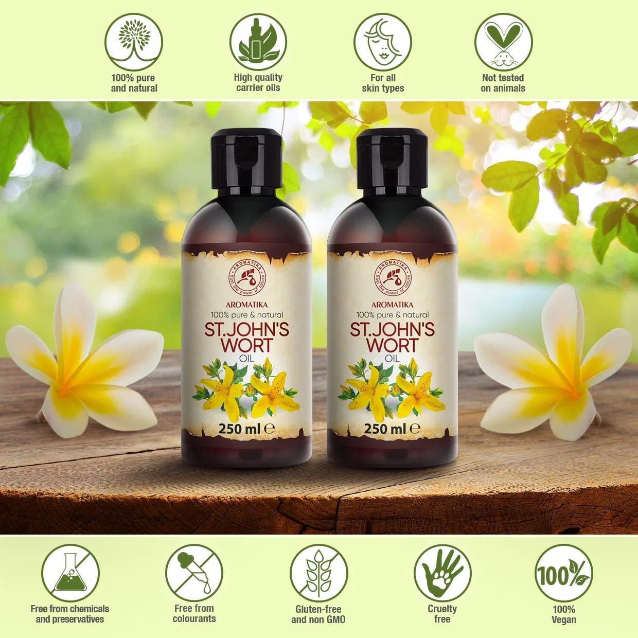 Масло зверобоя натуральное для лица, тела и волос Aromatika Trust The Power Of Nature — фото 3