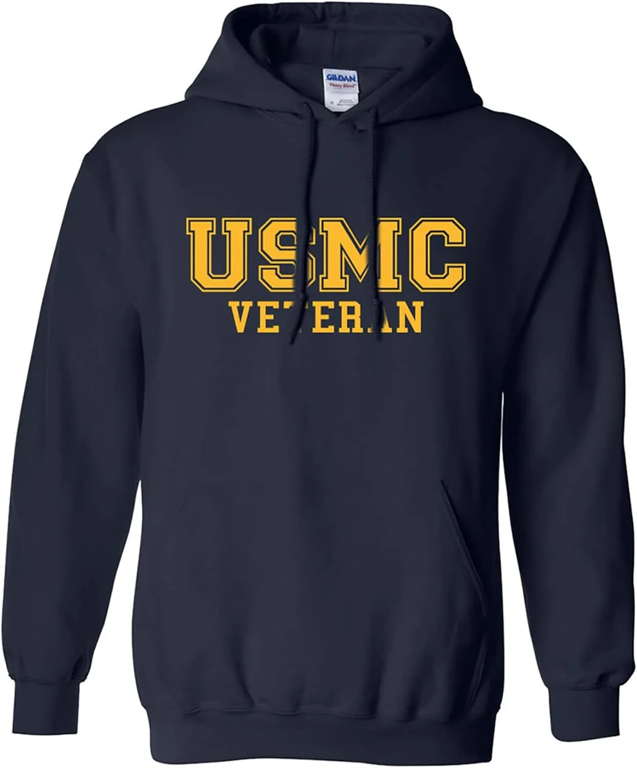 

Толстовка с капюшоном zerogravitee USMC Veteran GOLD logo