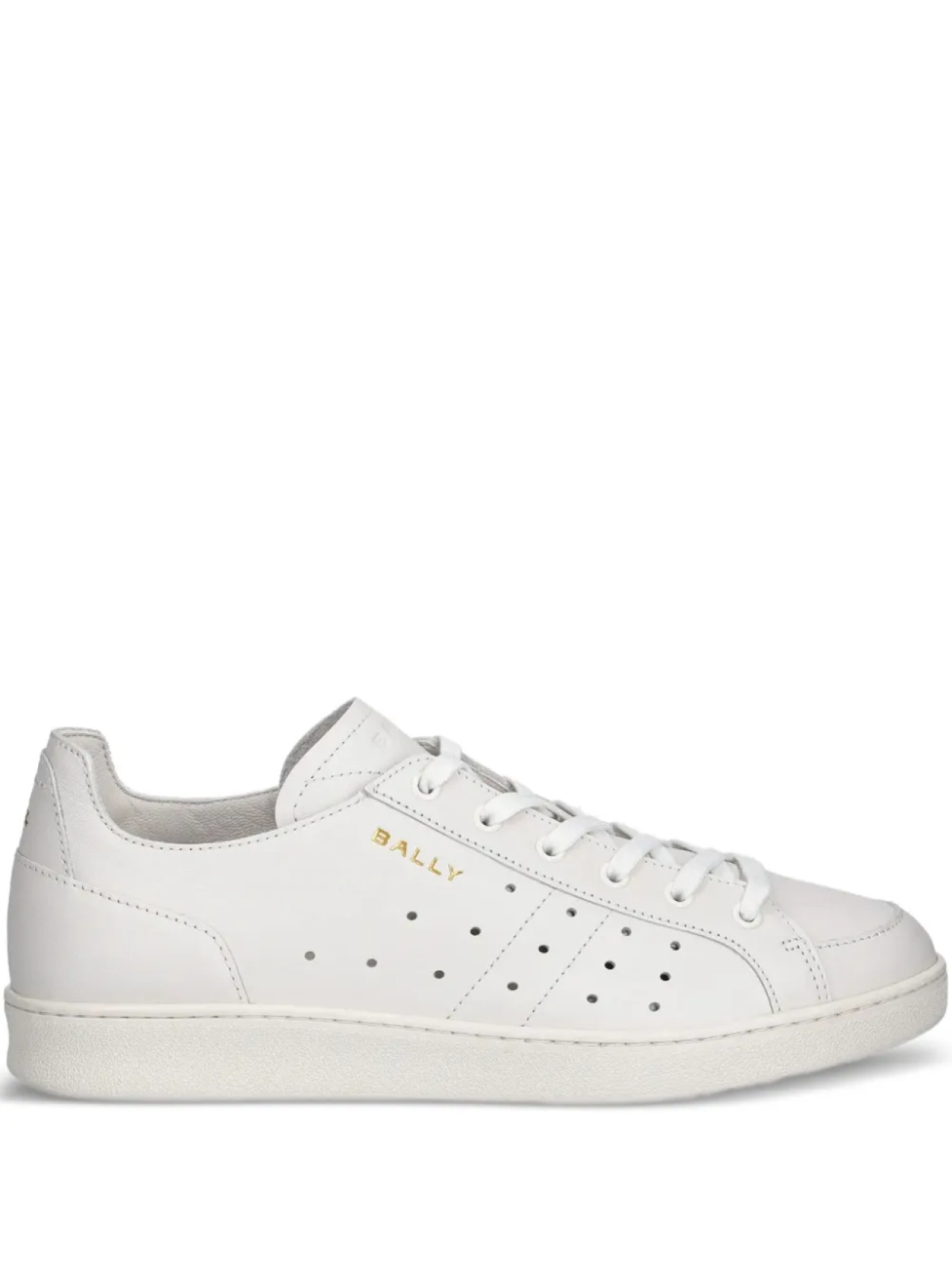 

Кроссовки из перфорированной кожи Bally, белый