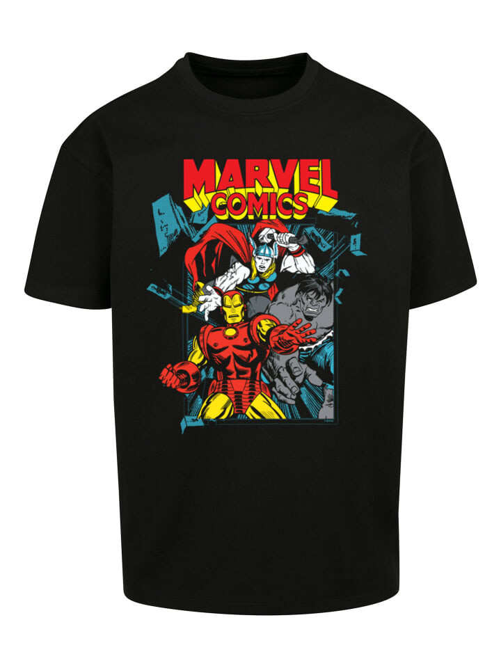 

Футболка F4NT4STIC Marvel Comics Trio Pose, черный