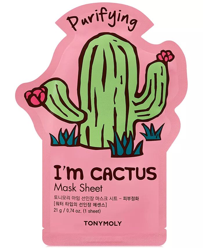 

Тканевая маска I'm Cactus - Очищающая Tonymoly