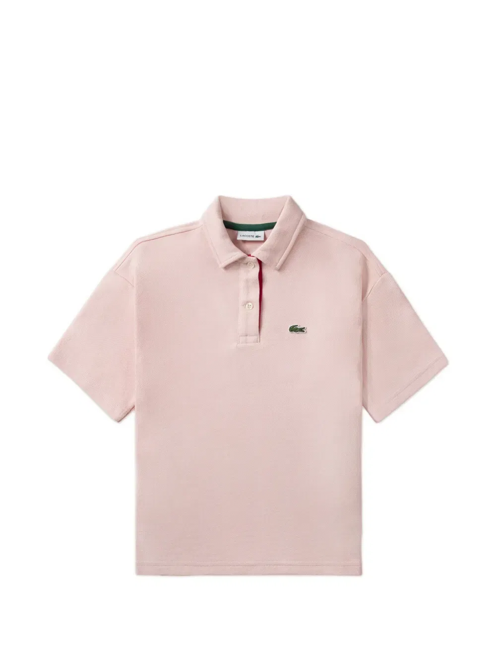 Футболка с пуговицами Lacoste Kids, розовый