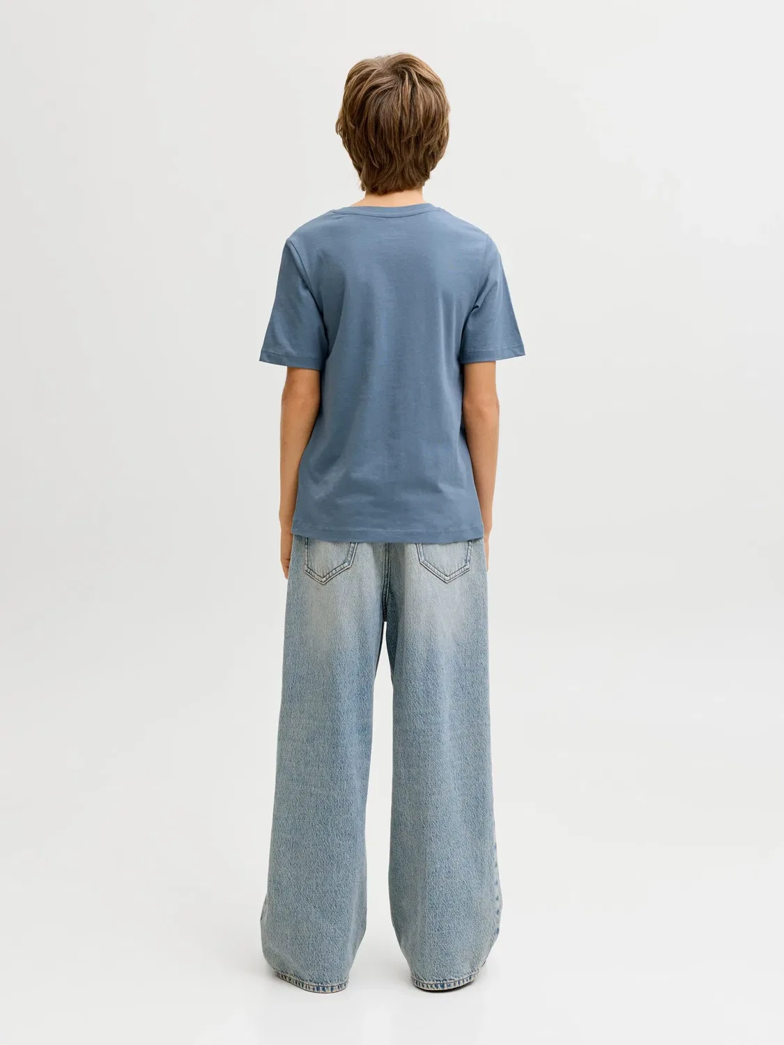 Футболка 3er-Pack JACK & JONES Junior, blue mirage — фото 4