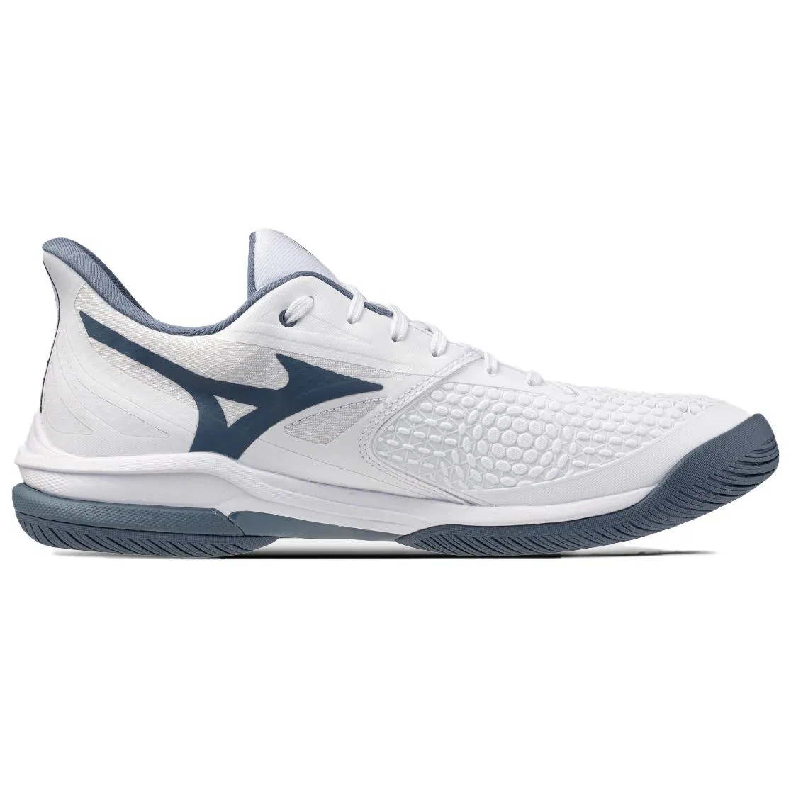 Кроссовки для тенниса Wave Exceed Tour 7 Mizuno бело-синие — фото 3