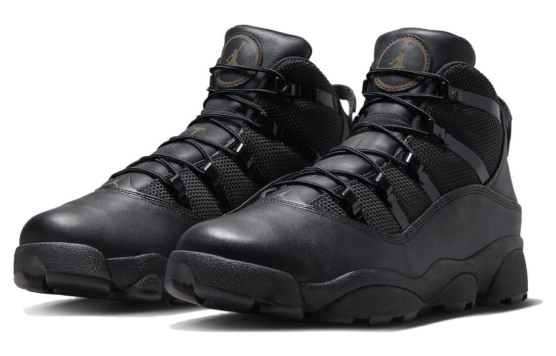 Jordan Air Jordan 6 Rings винтажные баскетбольные кроссовки мужские, Black — фото 3