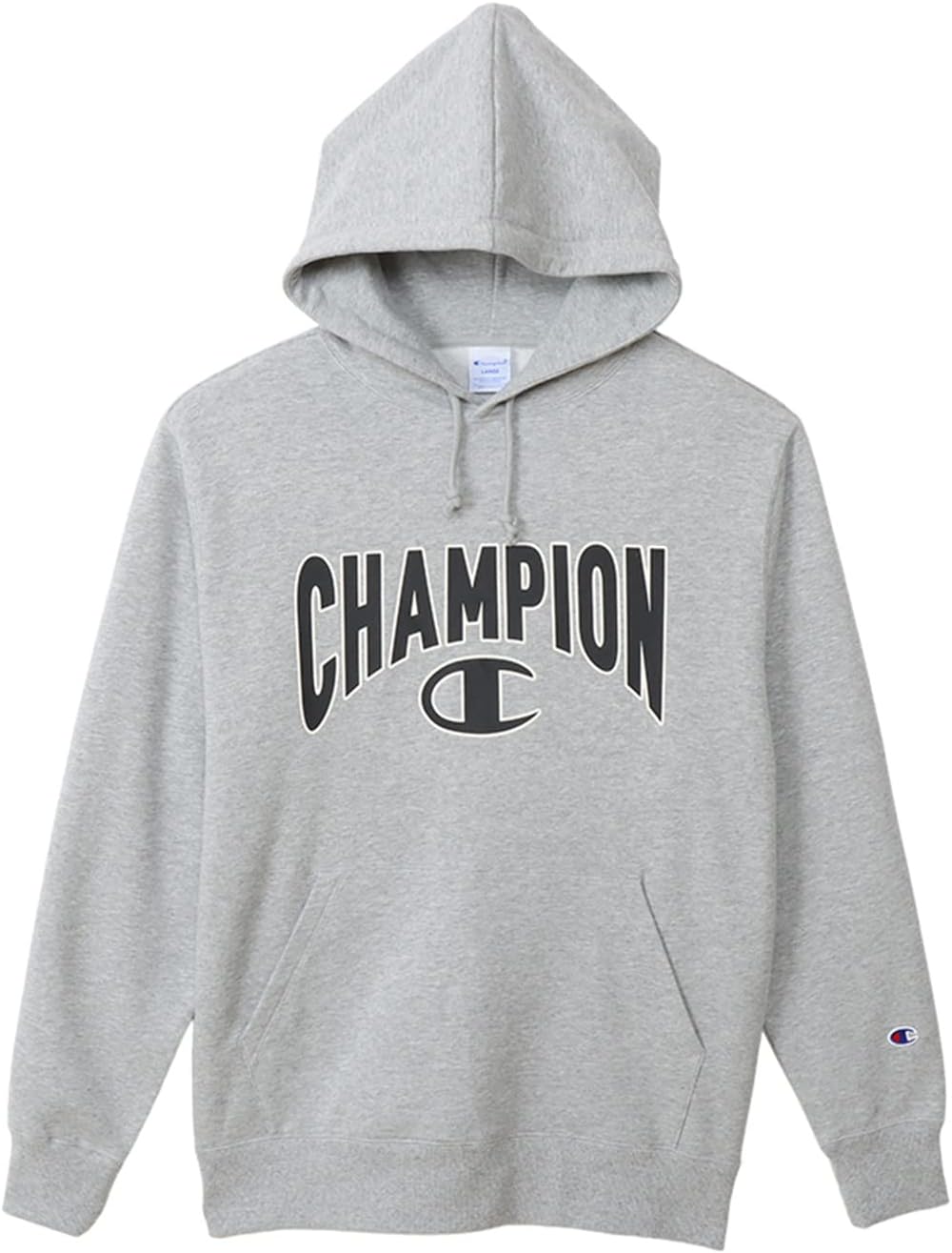 

Мужская толстовка Champion C3-Y120 с длинным рукавом, хлопок, с большим логотипом США, базовая модель, серый