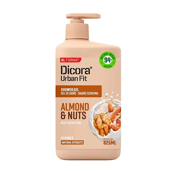 Увлажняющий спрей для тела DICORA Gel Baño Almendras 825 мл