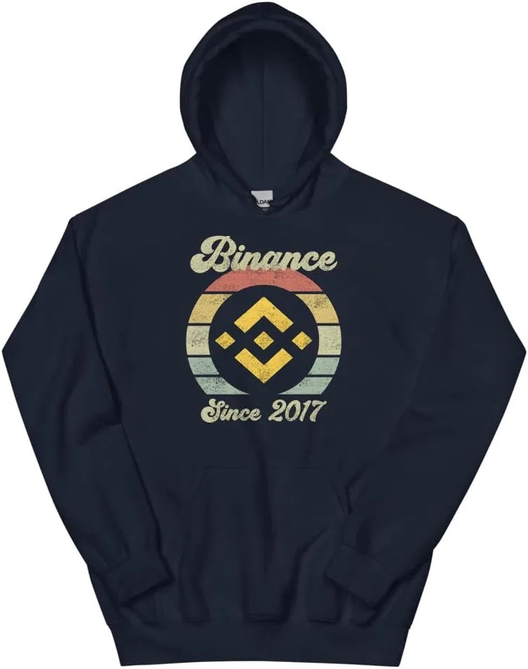 Худи Binance Crypto Since 2017, пуловер Binance Cryptocurency
