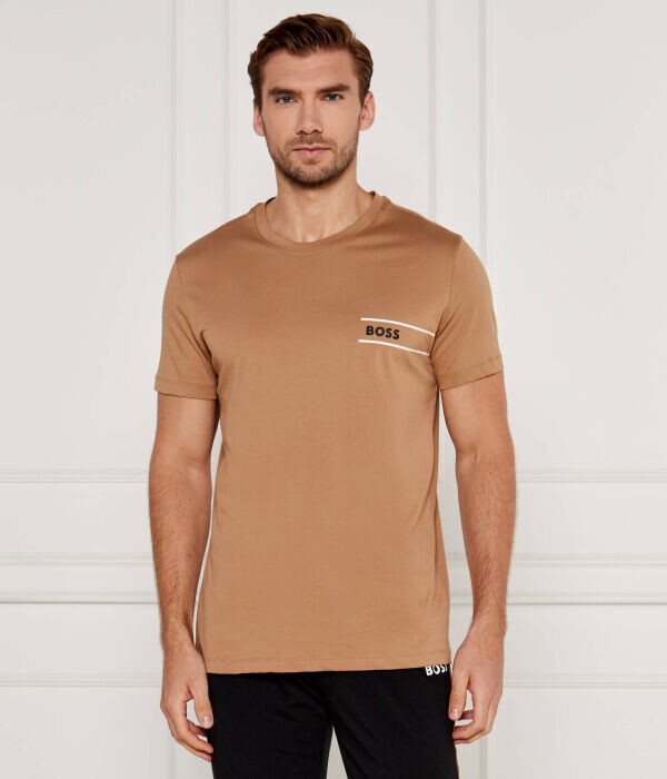 

Футболка Boss Regular Fit, коричневый