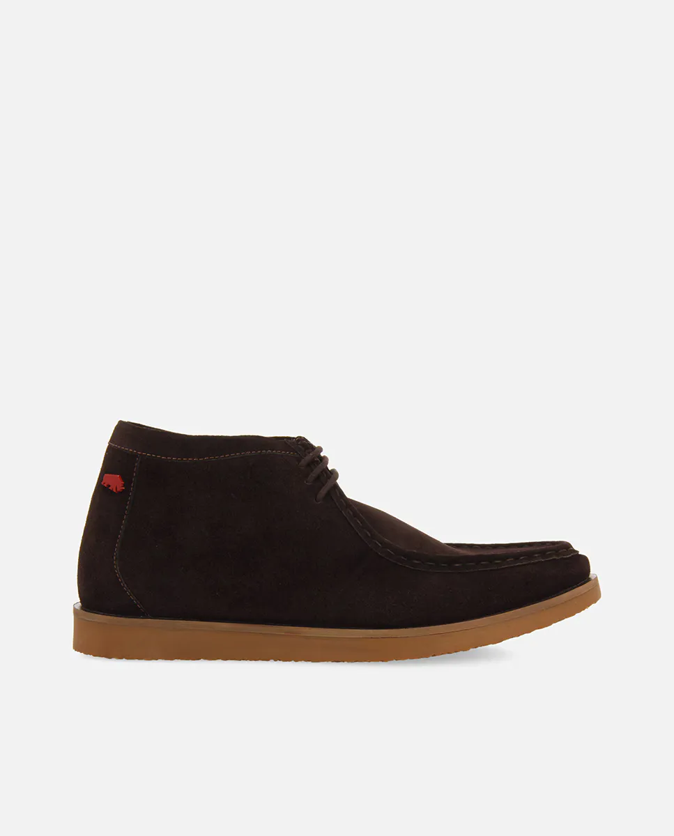 

Мужские ботильоны в стиле Wallabee на шнуровке Gioseppo, темно-коричневый