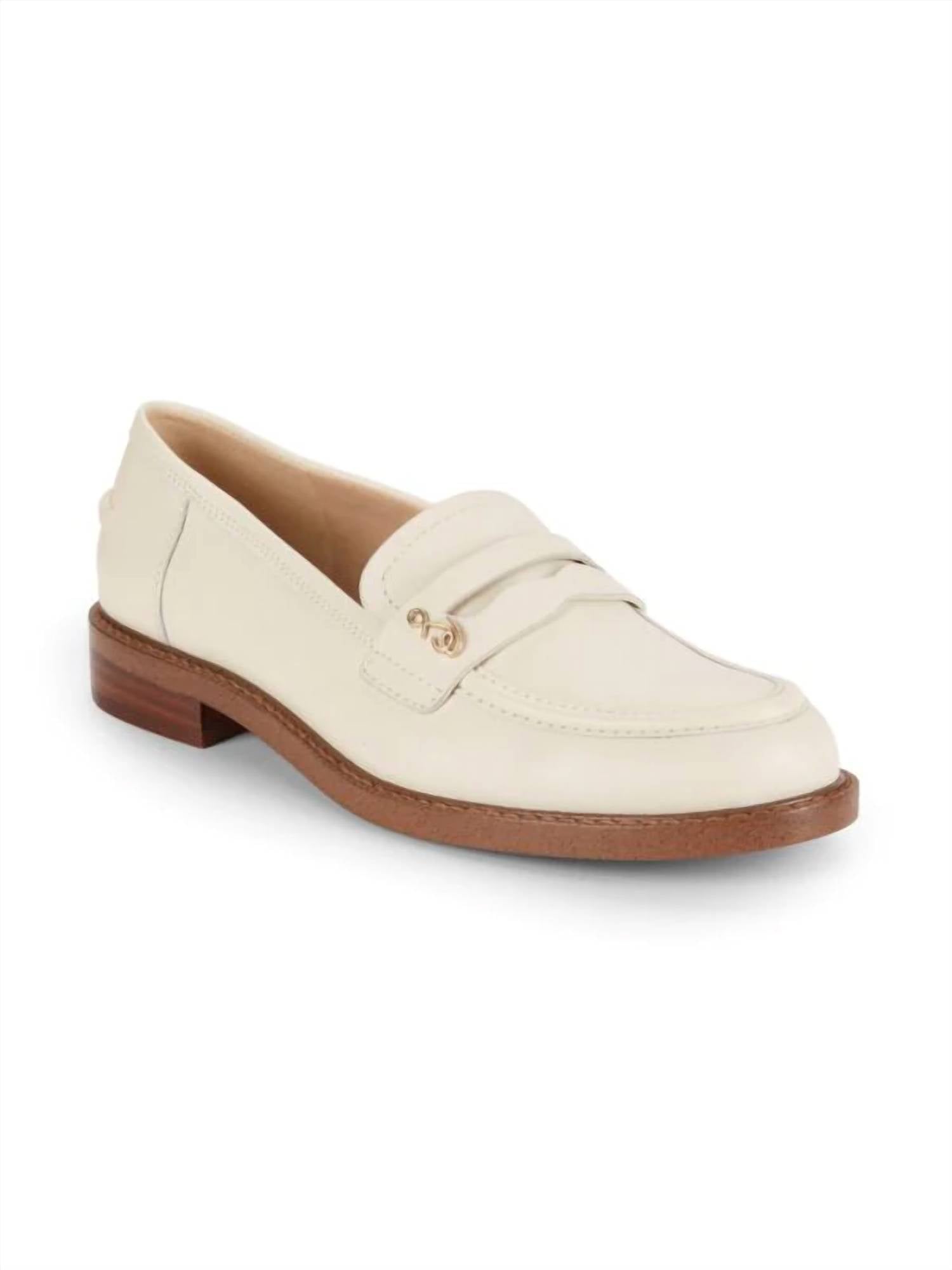 Женские мокасины Colin из кожи цвета слоновой кости Sam Edelman