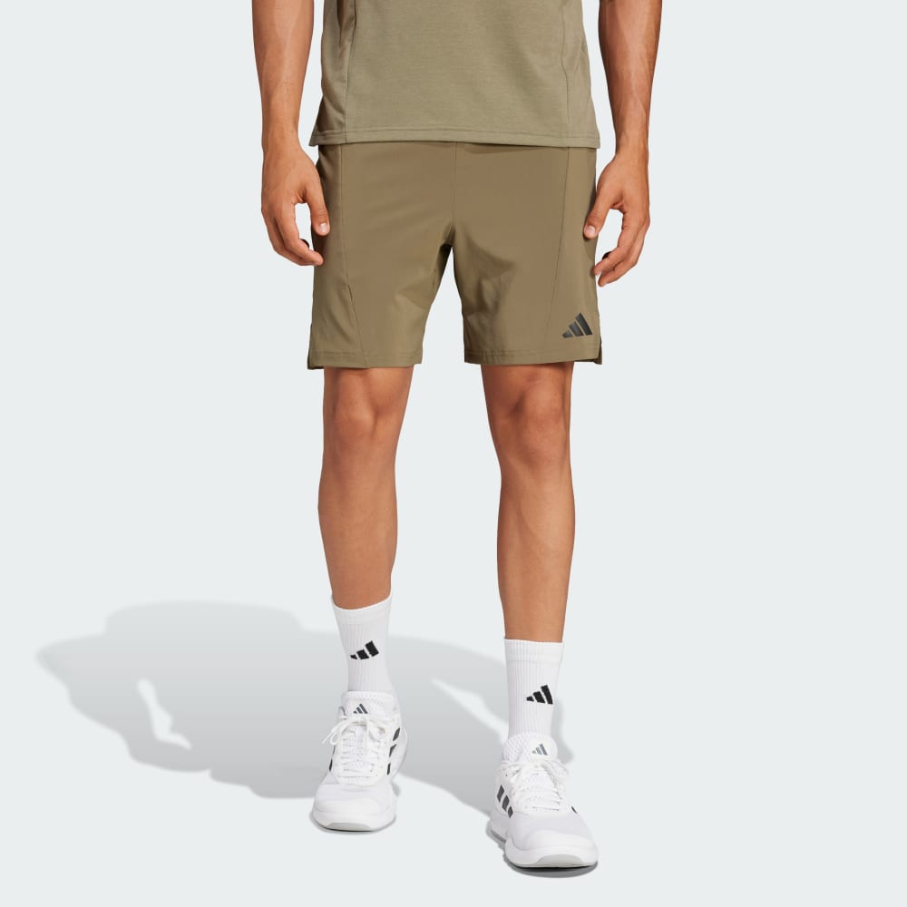 

Спортивные шорты Adidas Designed for Training Workout Shorts, цвет Olive Strata