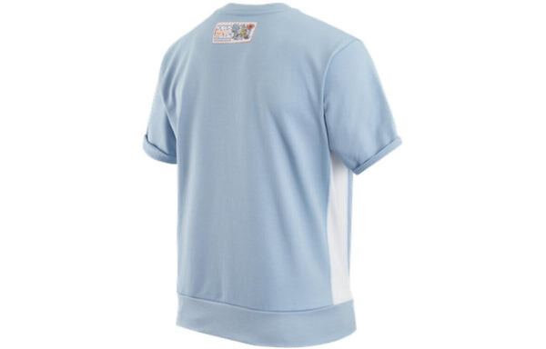 Футболка Nike Colorblock Cartoon Small Label Sports Training Round Neck Short Sleeve Blue, мультиколор — фото 2