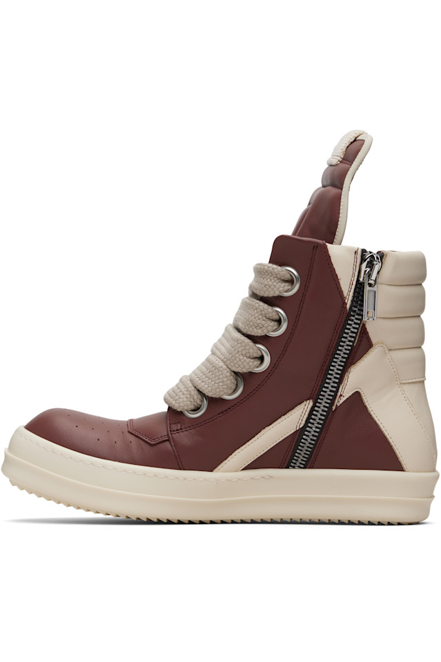 Rick Owens Розовые кроссовки Concordians Jumbolace Geobasket — фото 3