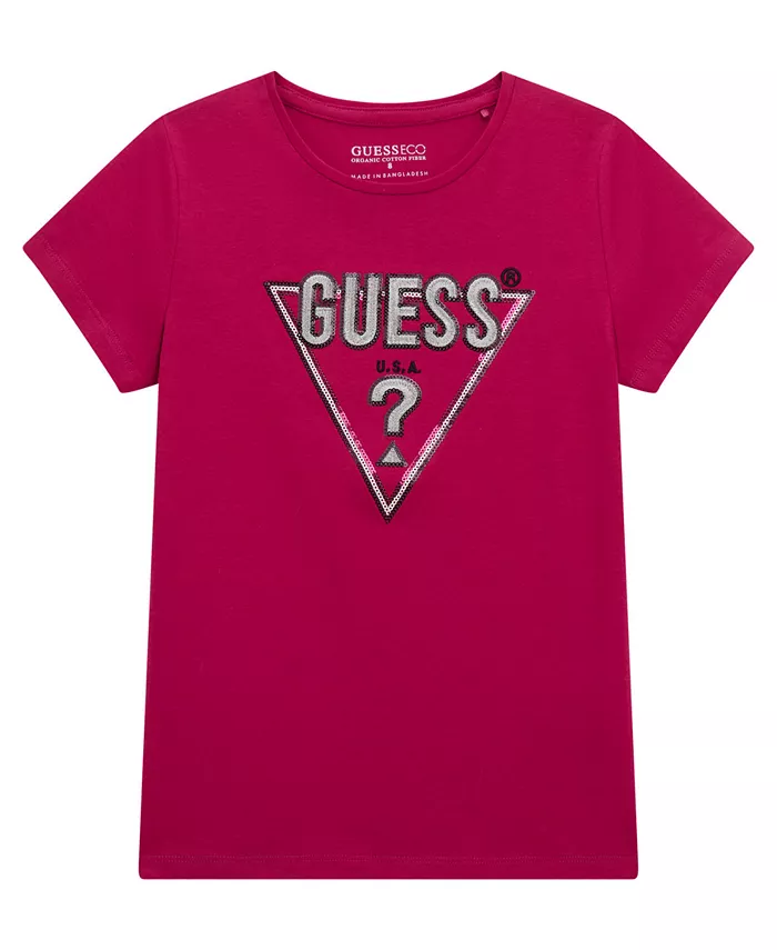 

Футболка с коротким рукавом для девочек 7-16 лет Guess, красный