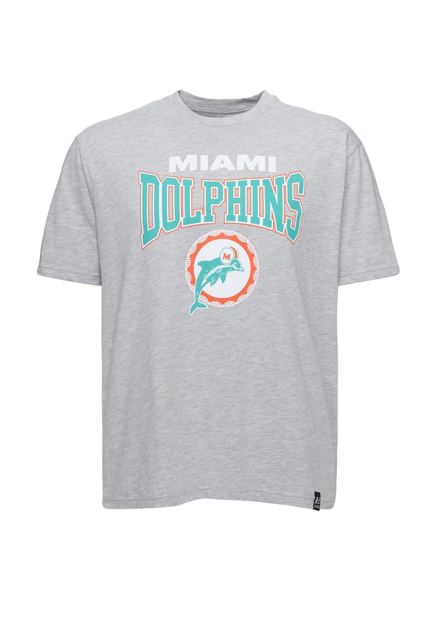 

Футболка nfl dolphins 66 расслабленная для всех фанатов miami dolphins Re:Covered, серый