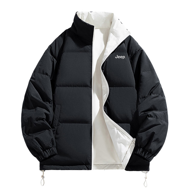 

Пуховик Unisex Jeep, Звездный серый, Черный, Пуховик Unisex Jeep, Звездный серый