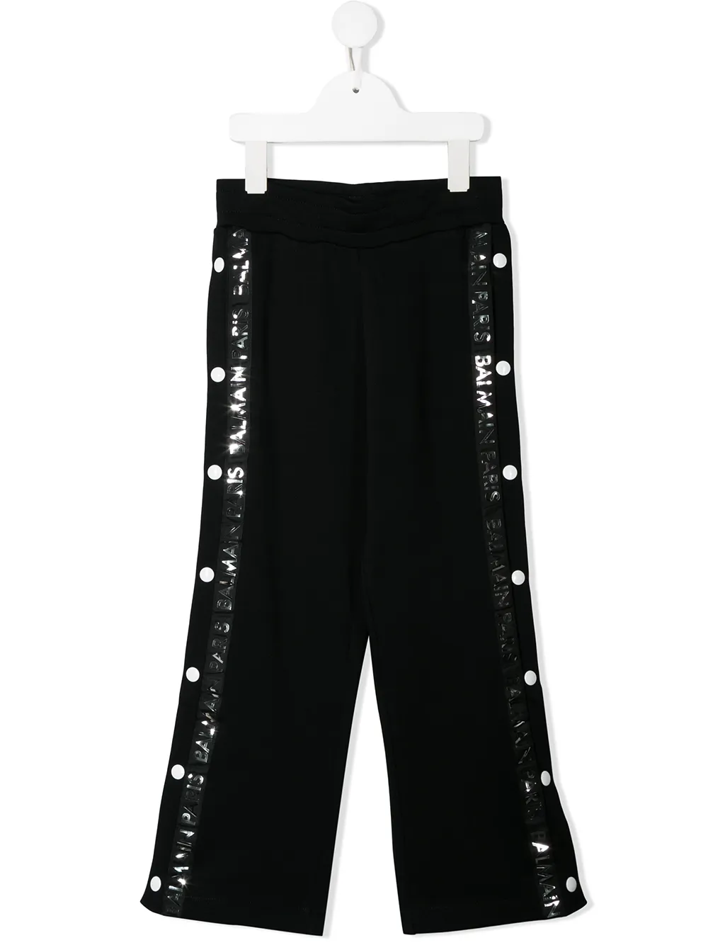 

Спортивные брюки с пуговицами Balmain Kids, черный