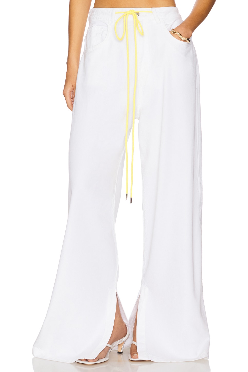 

Gracy широкие спортивные брюки Icon Denim, white