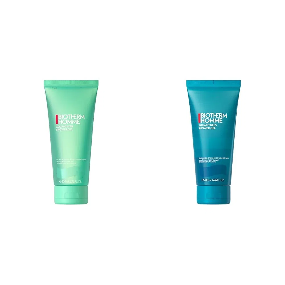 Набор гелей для душа Aquapower 200 мл + Aqua Fitness 200 мл Biotherm