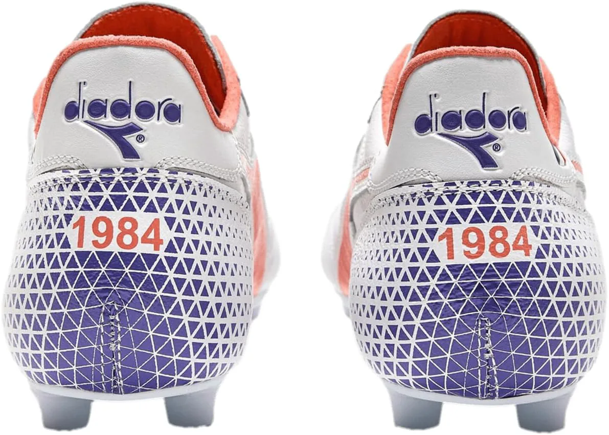 Бутсы Diadora Brasil Italy OG LT+ MDPU для твердого поля, белый — фото 4