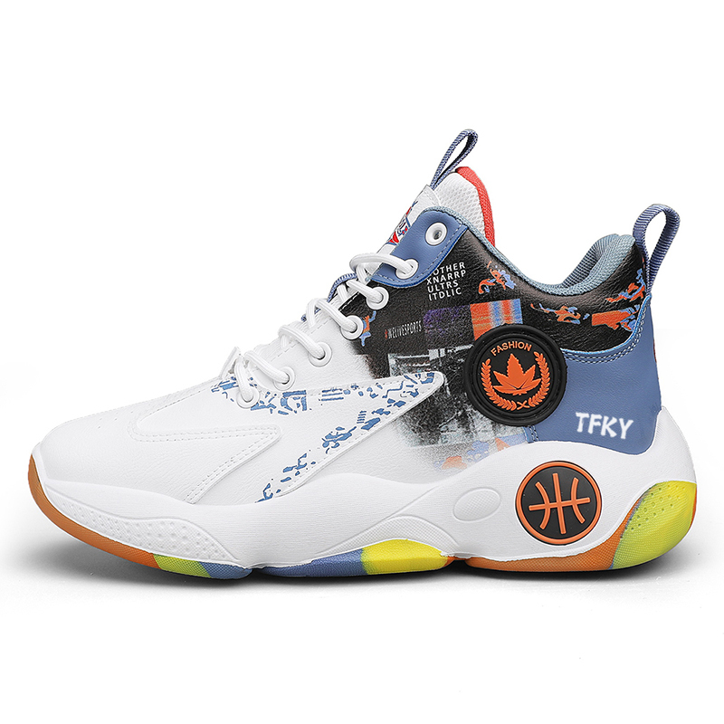 

Высокие баскетбольные кроссовки мужские TFKY, черно-зеленые