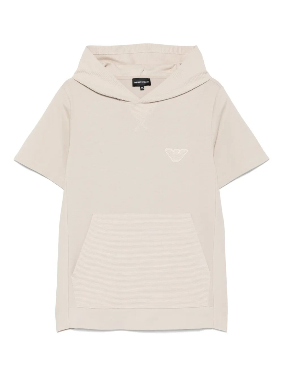 

Emporio Armani Kids худи с нашивкой-логотипом, нейтральный
