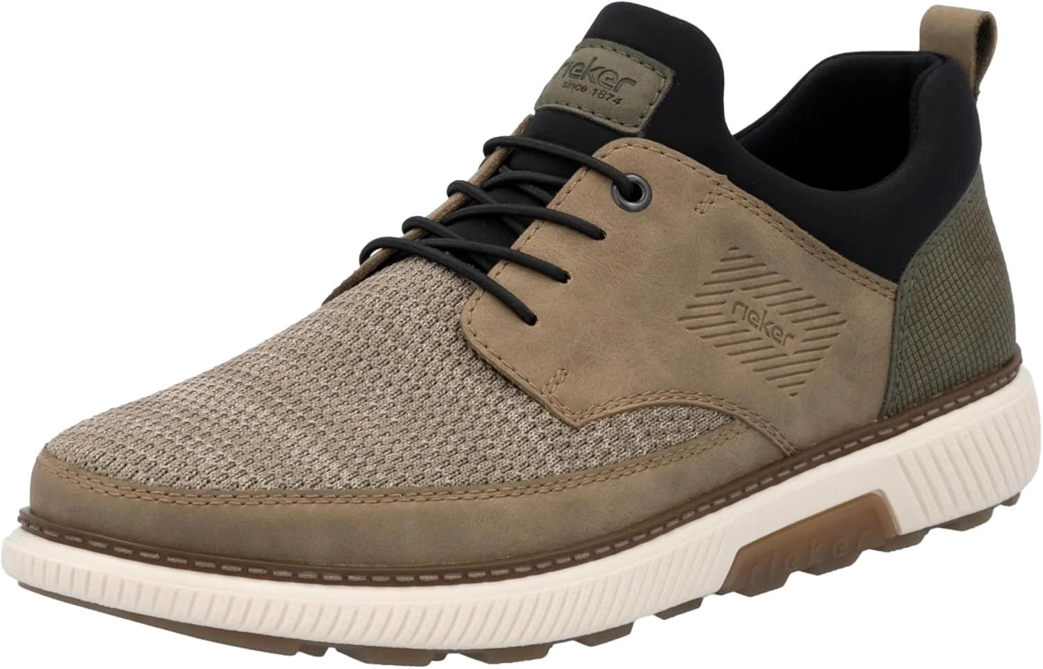 

Мужские туфли на шнуровке Rieker, размер 10 AU, бежевый