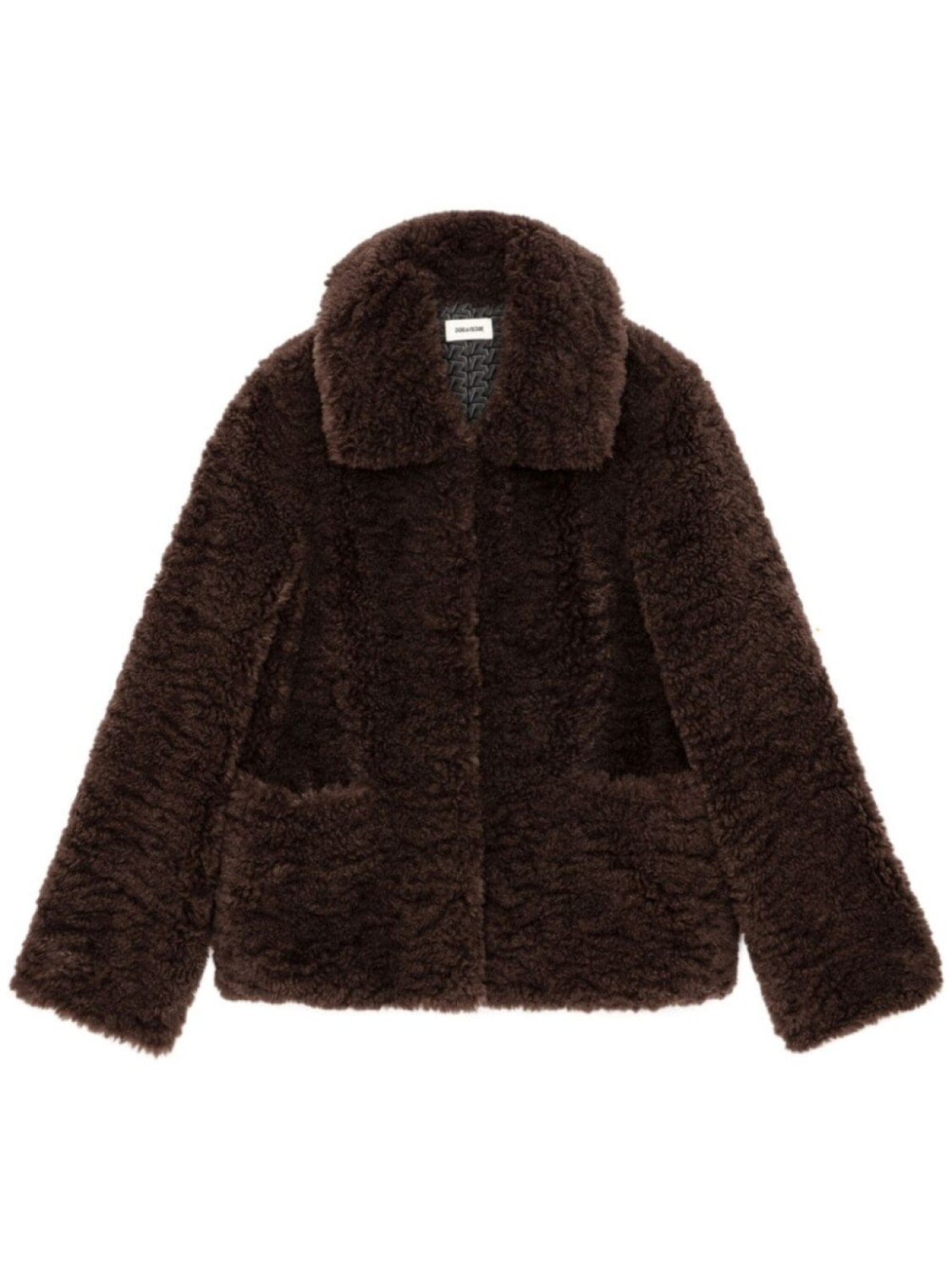 

Zadig&Voltaire куртка Fred Soft Curly, коричневый