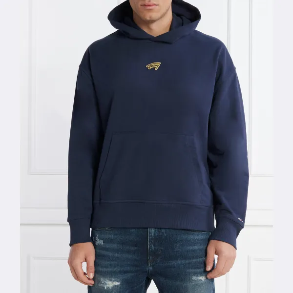 

Фирменная толстовка свободного кроя Tommy Hilfiger, синий