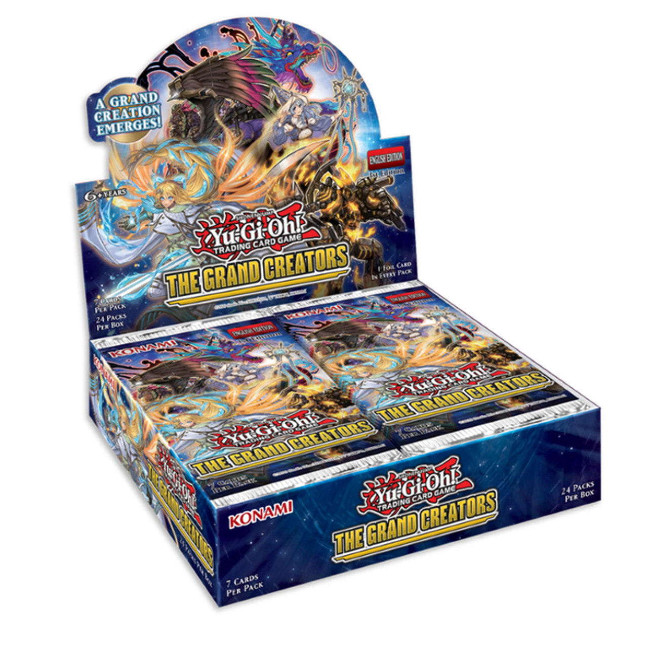 

Карточная игра Yu-Gi-Oh!: The Grand Creators - Booster Box 1st Edition