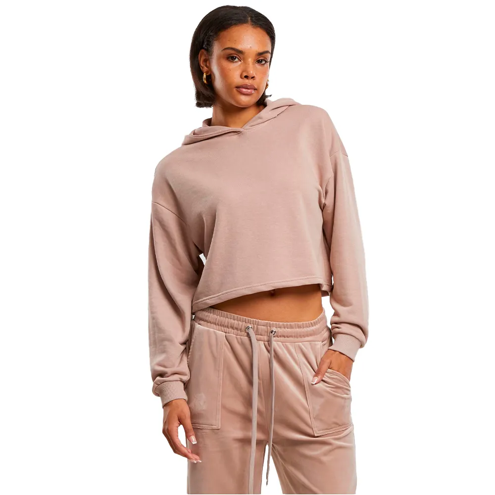 

Худи Urban Classics Oversized Cropped Light Terry, бежевый