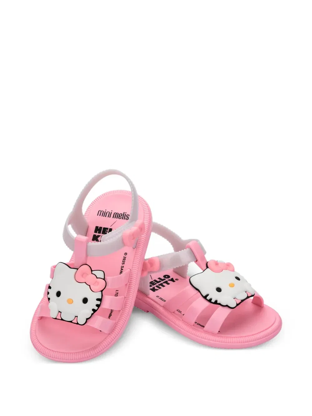 Босоножки Hip из коллаборации с Hello Kitty Mini Melissa, розовый — фото 3