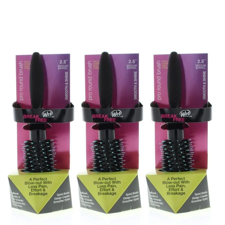 Круглая щетка Wet Brush Smooth & Shine 2.5, толстая (3 шт.) Уход за волосами 810390038039