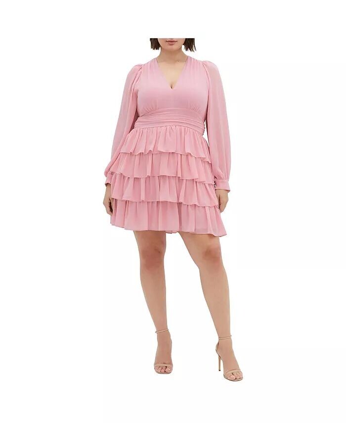 

Платье Kailey большого размера CITY CHIC, белый