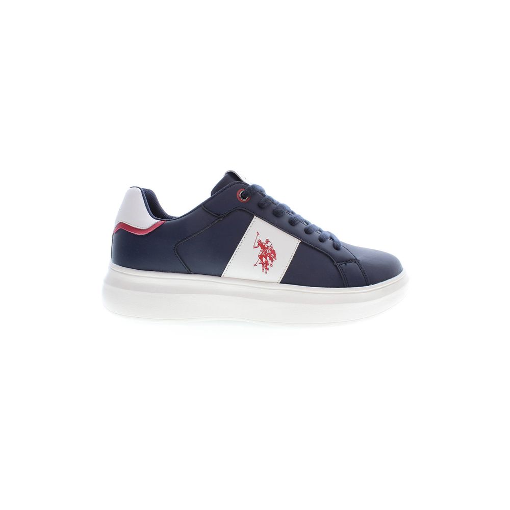 

Синие кроссовки из полиэстера U.S. Polo Assn., синий