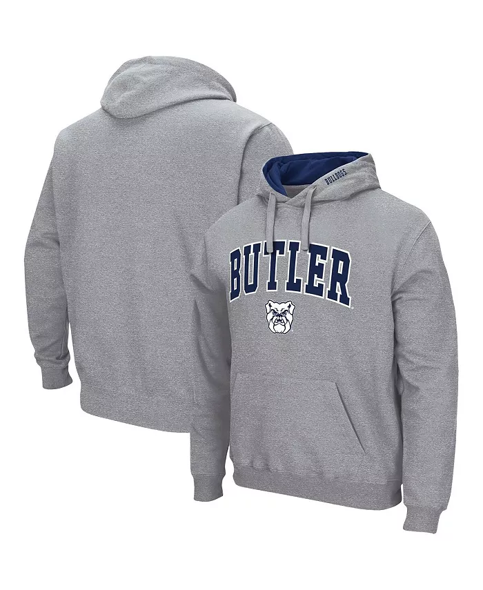 

Мужская толстовка с капюшоном Butler Bulldogs Arch Logo 3.0 Colosseum, серый