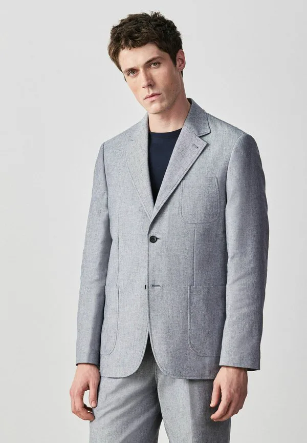Пиджак стандартного кроя Next, Chambray Blue