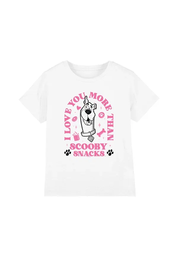 Футболка Cotton Soul Scooby doo scooby snacks valentine print t-shirt, белый