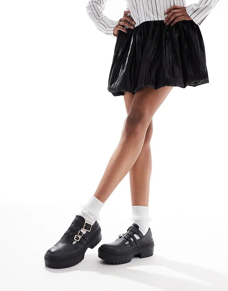 Туфли Мэри Джейн на платформе Chuck Taylor All Star черного цвета Converse